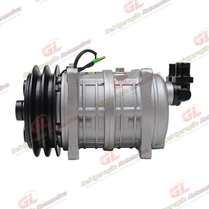 Compressor Modelo TM16HS 163cm³ 8 Orelhas Saida Para Cima - 12 Volts Polia 2A 135mm R134a