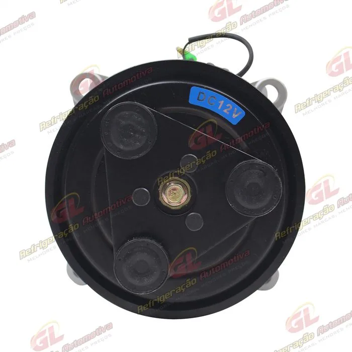 Compressor Modelo TM16HS 163cm³ 8 Orelhas Saida Para Cima - 12 Volts Polia 2A 135mm R134a — foto 3