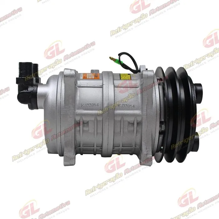 Compressor Modelo TM16HS 163cm³ 8 Orelhas Saida Para Cima - 12 Volts Polia 2A 135mm R134a — foto 5