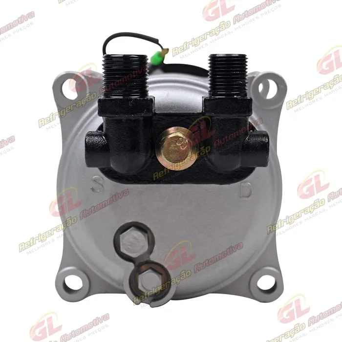 Compressor Modelo TM16HS 163cm³ 8 Orelhas Saida Para Cima - 12 Volts Polia 2A 135mm R134a — foto 7