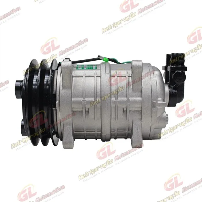 Compressor Modelo TM15HD 150cm³ Saida Para Cima 8 Orelhas - 24 Volts Polia 2A 135mm R134a