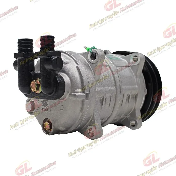 Compressor Modelo TM15HD 150cm³ Saida Para Cima 8 Orelhas - 24 Volts Polia 2A 135mm R134a — foto 6