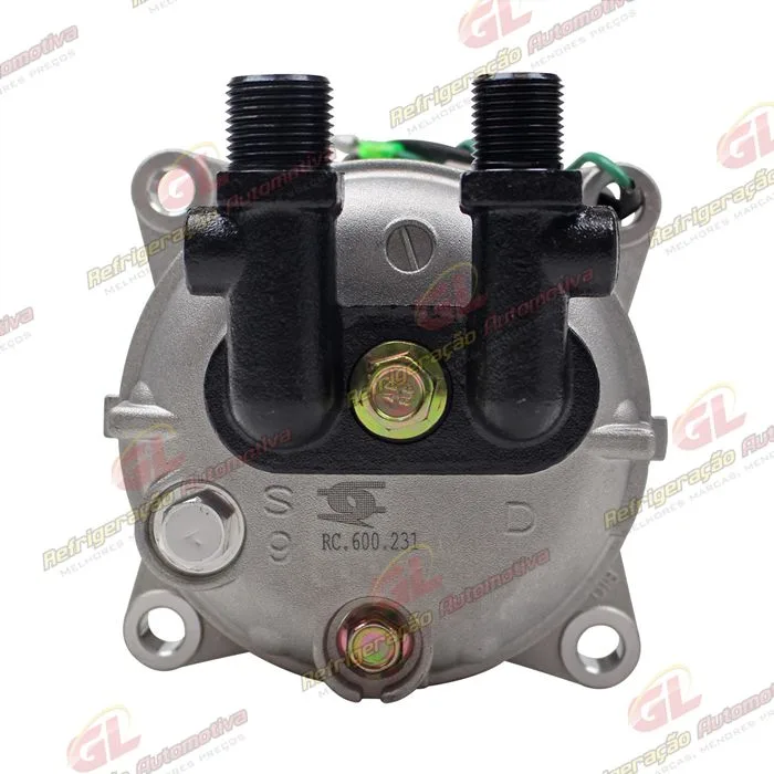 Compressor Modelo TM15HD 150cm³ Saida Para Cima 8 Orelhas - 24 Volts Polia 2A 135mm R134a — foto 7