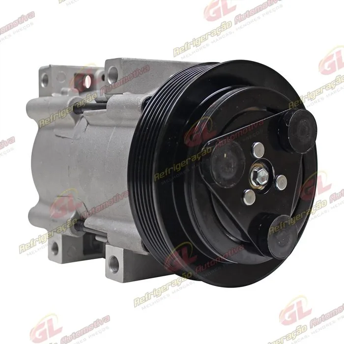 Compressor Fic Ford FS10 / FX15 Ranger / Fiesta / Ka / Escort / Mondeo R134a - 12 Volts Polia 6pk 144mm — foto 4