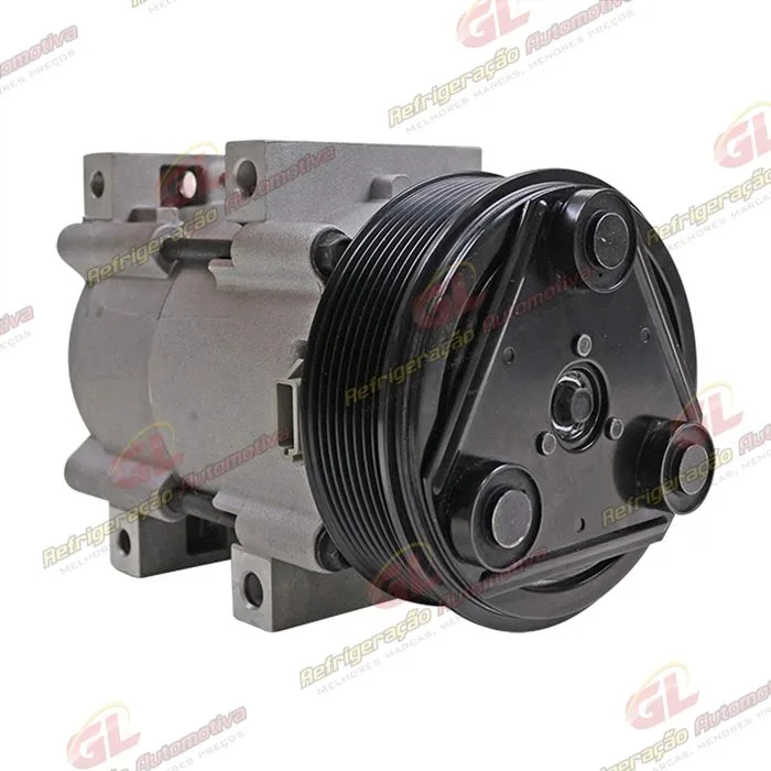 Compressor Ford FS10 / FX15 F4000 / F350 - 12 Volts Polia 8pk 127mm R134a — foto 4