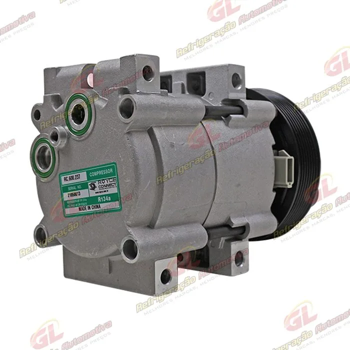 Compressor Ford FS10 / FX15 F4000 / F350 - 12 Volts Polia 8pk 127mm R134a — foto 6