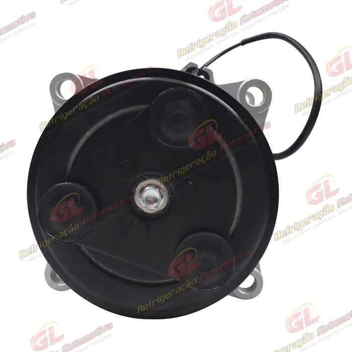 Compressor Modelo TM16HS 163cm³ Saída Para Cima 8 Orelhas R134a - 12 Volts Polia 8pk 119mm — foto 3