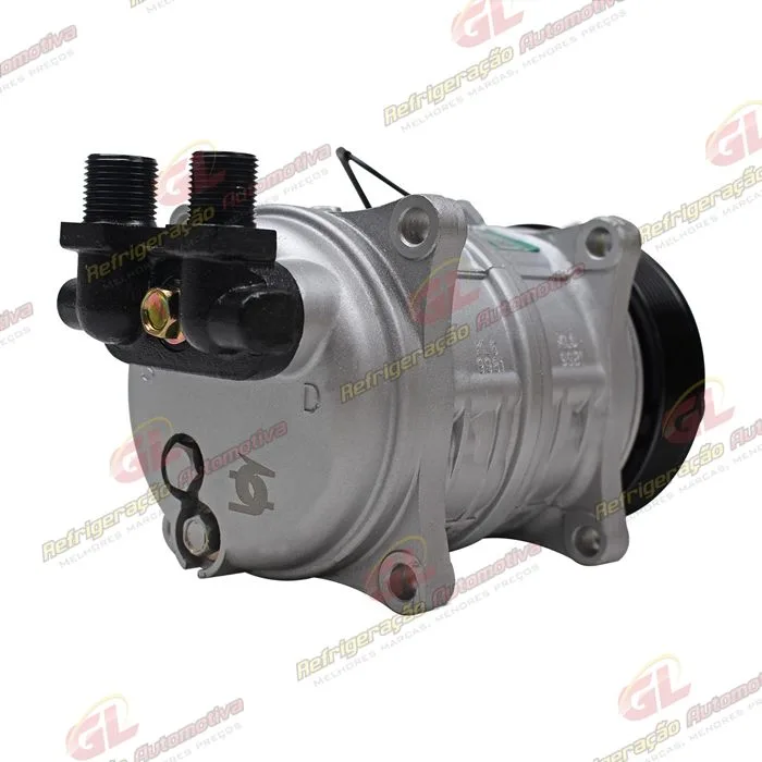Compressor Modelo TM16HS 163cm³ Saída Para Cima 8 Orelhas R134a - 12 Volts Polia 8pk 119mm — foto 6
