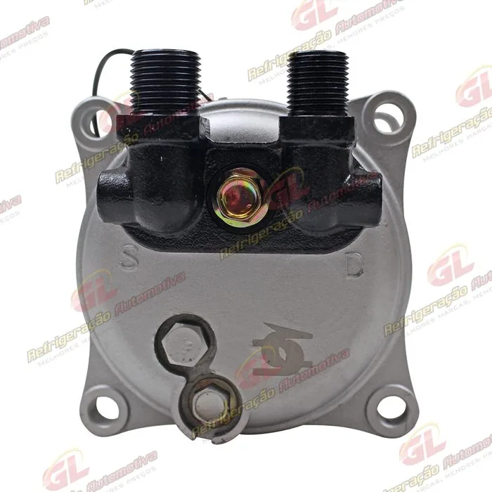 Compressor Modelo TM16HS 163cm³ Saída Para Cima 8 Orelhas R134a - 12 Volts Polia 8pk 119mm — foto 7
