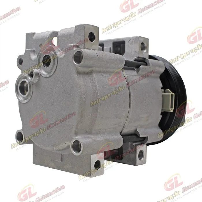 Compressor Fic Ford Ranger Diesel 3.0 até 2012 / Mustang / Troller 3.0 - 12 Volts Polia 6pk 130mm — foto 6