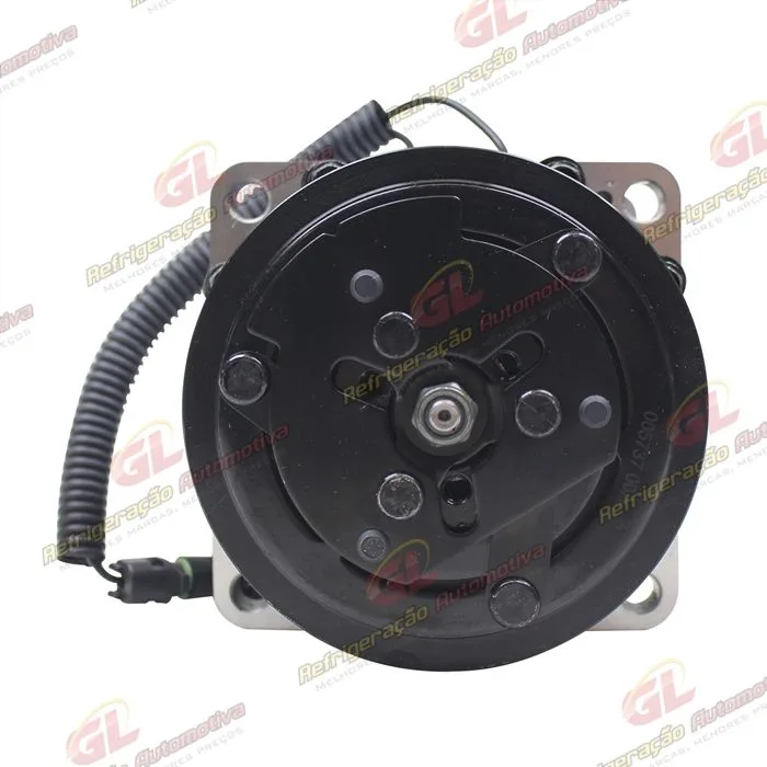 Compressor SANDEN Original AA7H15AA 4864 Modelo Flex 8 Orelhas Saida Traseira O´ring Horizontal Flex - 12 Volts Polia 8pk 122mm 200cc — foto 3