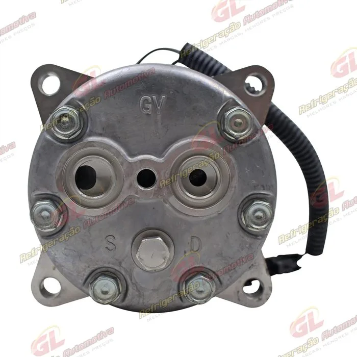 Compressor SANDEN Original AA7H15AA 4864 Modelo Flex 8 Orelhas Saida Traseira O´ring Horizontal Flex - 12 Volts Polia 8pk 122mm 200cc — foto 7