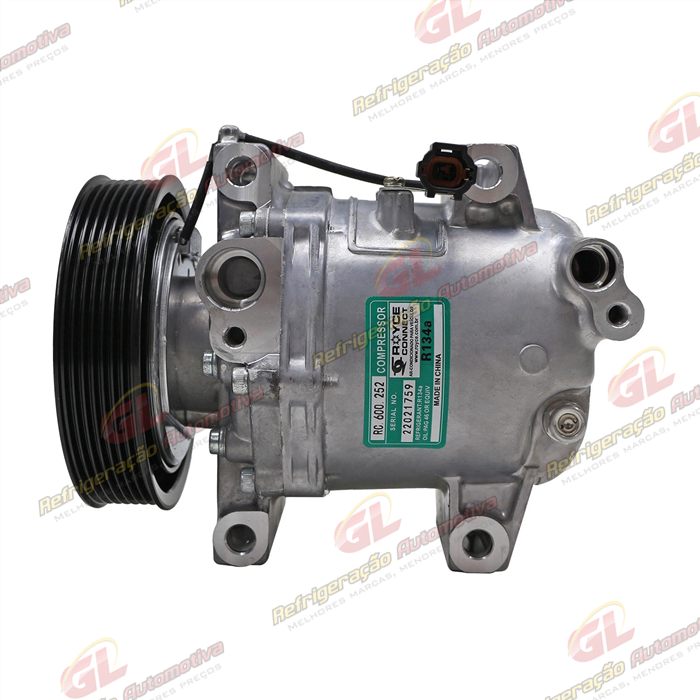 Compressor Modelo Calsonic Nissan Frontier Motor 2.5 2008 Até 2012 - 12 Volts Polia 7pk 137mm OEM: 92600EB40E