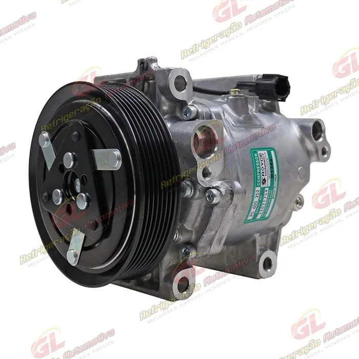 Compressor Modelo Calsonic Nissan Frontier Motor 2.5 2008 Até 2012 - 12 Volts Polia 7pk 137mm OEM: 92600EB40E — foto 2