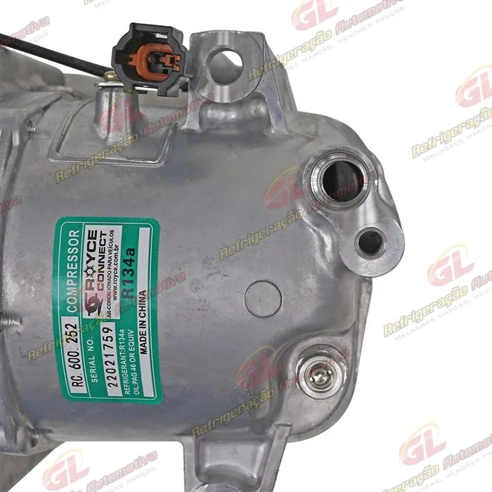 Compressor Modelo Calsonic Nissan Frontier Motor 2.5 2008 Até 2012 - 12 Volts Polia 7pk 137mm OEM: 92600EB40E — foto 7