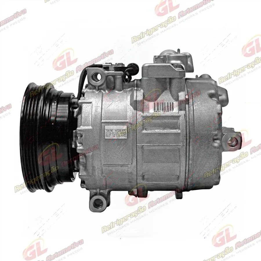 Compressor Original Denso 7SBU16C BMW E46-318i/ 320i/ E38-728i/ 730i/ 740i/ 750i - 12 Volts Polia 5pk 110mm