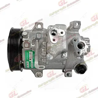 Compressor Modelo Denso 6SEU14 Toyota Corolla Motor 2.0 2010 Até 2012 12 Volts Polia 6pk 125mm