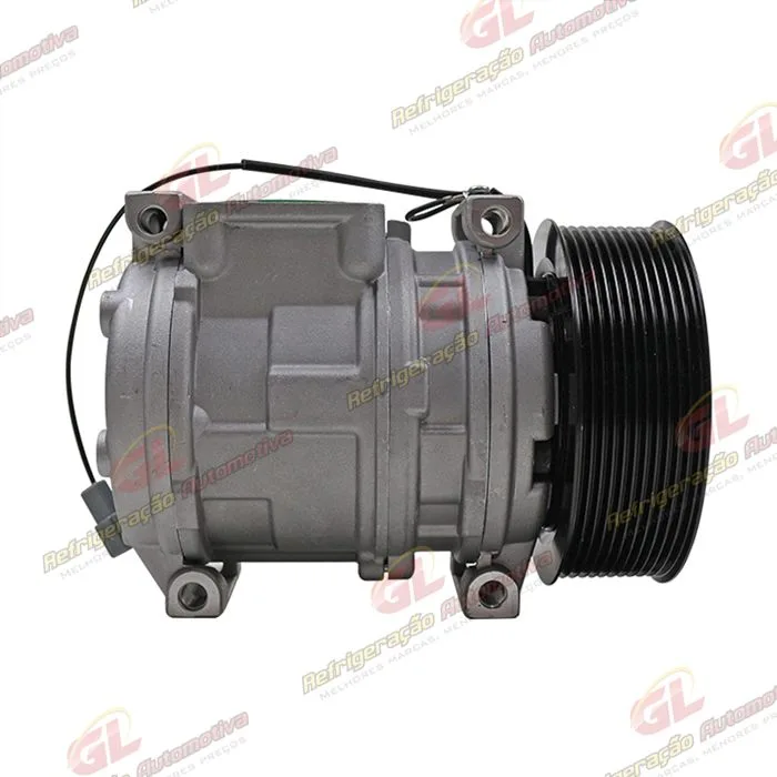 Compressor Modelo Denso 10PA15C Trator John Deere - 12 Volts Polia 11pk 130mm OEM: AL155836/ AL176858/ AL153386/ AL154203/ AL176857 — foto 5