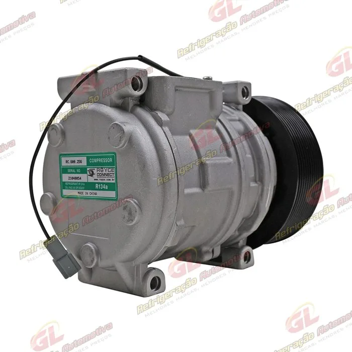 Compressor Modelo Denso 10PA15C Trator John Deere - 12 Volts Polia 11pk 130mm OEM: AL155836/ AL176858/ AL153386/ AL154203/ AL176857 — foto 6
