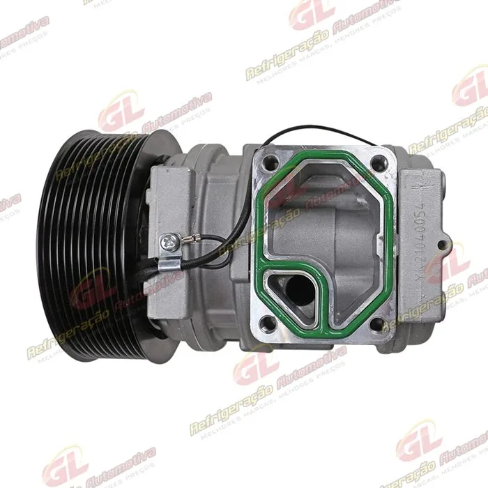 Compressor Modelo Denso 10PA15C Trator John Deere - 12 Volts Polia 11pk 130mm OEM: AL155836/ AL176858/ AL153386/ AL154203/ AL176857 — foto 8