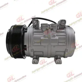 Compressor Modelo 10P15 Caminhão Mercedes Benz Accelo A815/ L98/ Volkswagen Constellation/ Titan 18310 R134a - 24 Volts Polia 8pk 120mm OEM: A9042300811/ 2R2820803C