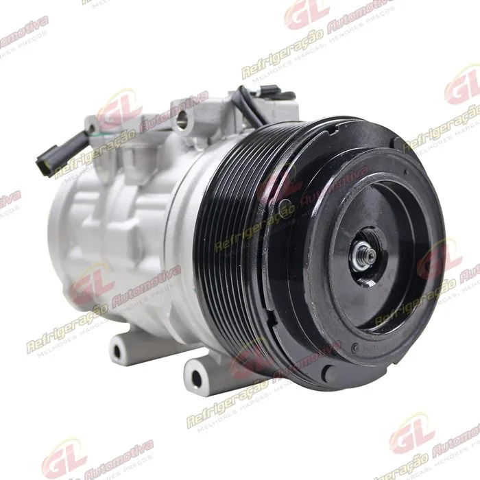 Compressor Modelo 10P15 Caminhão Mercedes Benz Accelo A815/ L98/ Volkswagen Constellation/ Titan 18310 R134a - 24 Volts Polia 8pk 120mm OEM: A9042300811/ 2R2820803C — foto 3