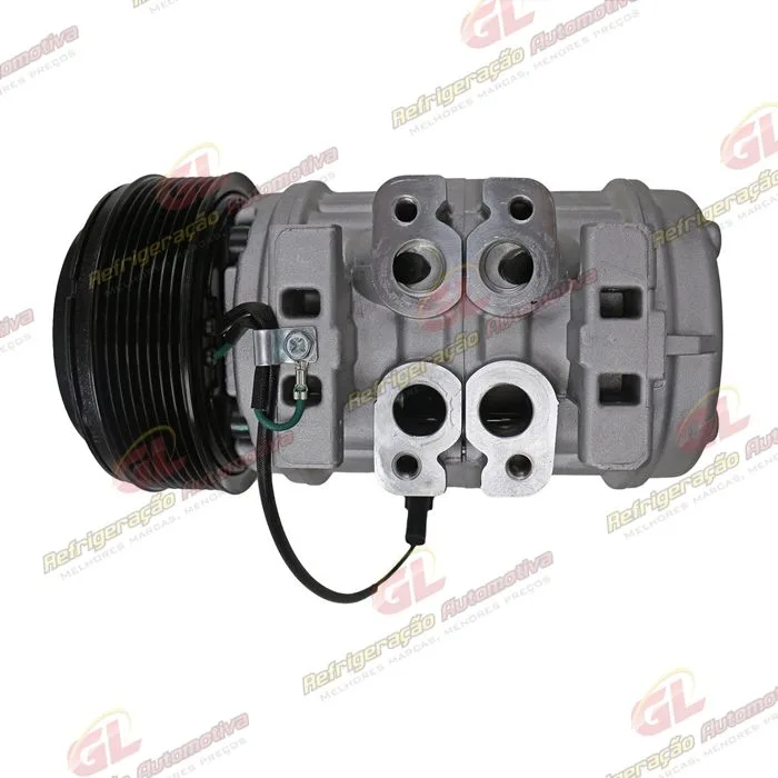Compressor Modelo 10P15 Caminhão Mercedes Benz Accelo A815/ L98/ Volkswagen Constellation/ Titan 18310 R134a - 24 Volts Polia 8pk 120mm OEM: A9042300811/ 2R2820803C — foto 6