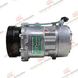 Compressor Modelo Zylinder SD7V16 R134a Volkswagen Golf 2000>/ Audi A3 - 12 Volts Polia 6pk 119mm