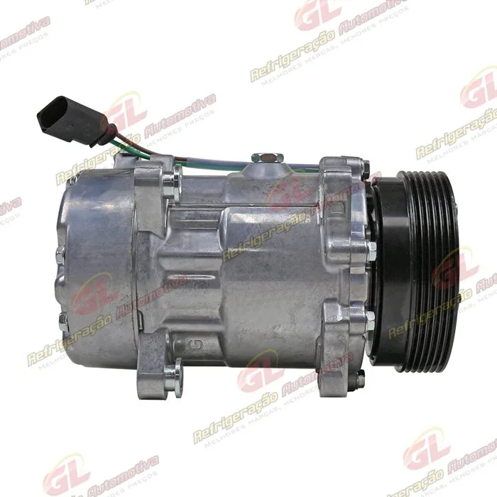 Compressor Modelo Zylinder SD7V16 R134a Volkswagen Golf 2000>/ Audi A3 - 12 Volts Polia 6pk 119mm — foto 5
