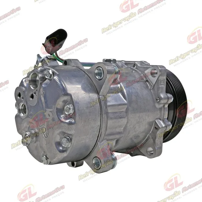 Compressor Modelo Zylinder SD7V16 R134a Volkswagen Golf 2000>/ Audi A3 - 12 Volts Polia 6pk 119mm — foto 6