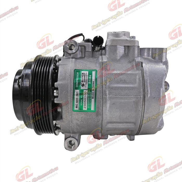 Compressor Modelo Denso 7SB16C Mercedes Benz R170SKL/ CLK430/ Sprinter/ W210/ W126/ W140 1993 Até 1996 - 12 Volts Polia 6pk 119mm