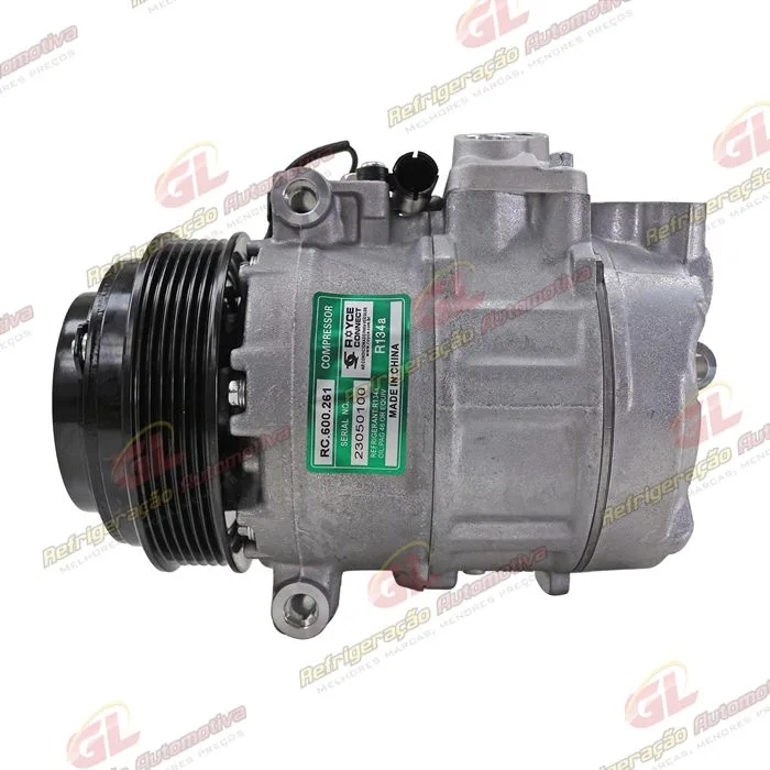 Compressor Modelo Denso 7SB16C Mercedes Benz R170SKL/ CLK430/ Sprinter/ W210/ W126/ W140 1993 Até 1996 - 12 Volts Polia 6pk 119mm
