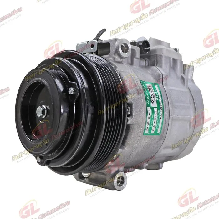 Compressor Modelo Denso 7SB16C Mercedes Benz R170SKL/ CLK430/ Sprinter/ W210/ W126/ W140 1993 Até 1996 - 12 Volts Polia 6pk 119mm — foto 2