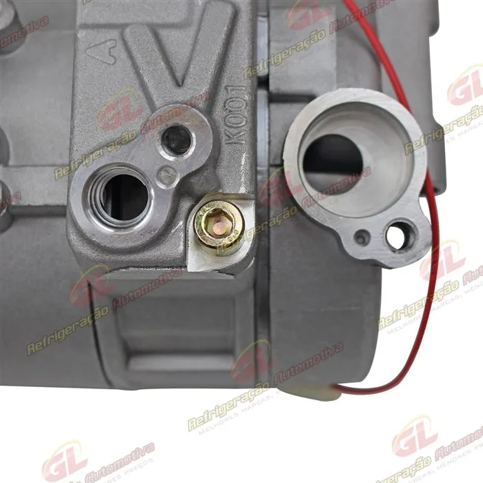 Compressor Modelo Denso 7SBU16C Caminhão Mercedes Benz Actros 4844 2009 Até 2014 - 24 Volts Polia 9pk 129mm OEM: A5412301211/ 447190-5530 — foto 8