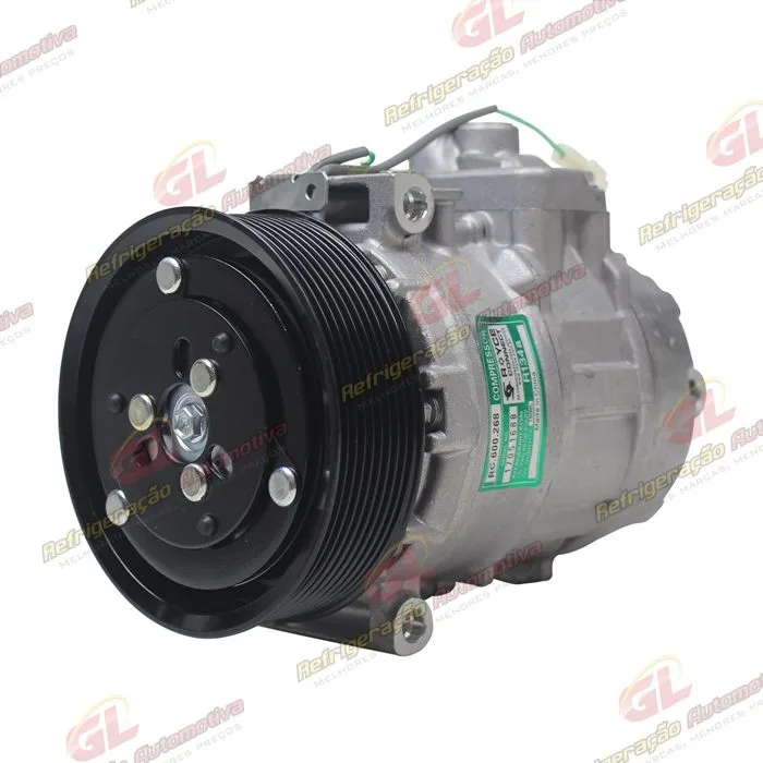 Compressor Modelo Denso 7SBU16C Caminhão Mercedes Benz Axor - 24 Volts Polia 9pk 135mm OEM: 4572300111/ A0002343711 — foto 2