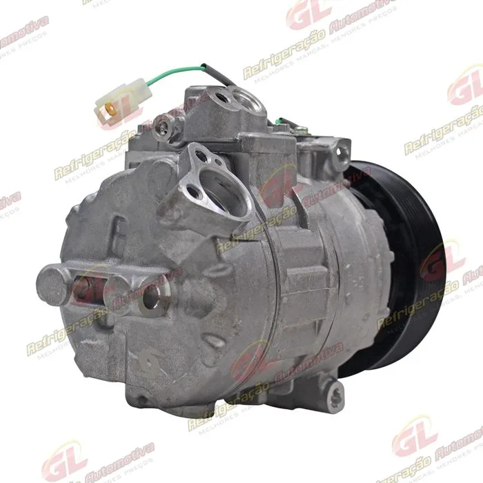 Compressor Modelo Denso 7SBU16C Caminhão Mercedes Benz Axor - 24 Volts Polia 9pk 135mm OEM: 4572300111/ A0002343711 — foto 6
