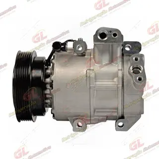 Compressor DV13 Kia Cerato 1.6L 2002 Até 2009 - 12 Volts Polia 6pk 125mm OEM: 97701-1M130