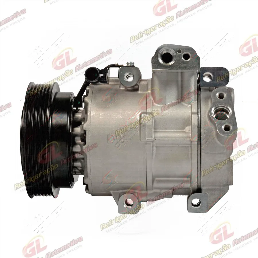 Compressor DV13 Kia Cerato 1.6L 2002 Até 2009 - 12 Volts Polia 6pk 125mm OEM: 97701-1M130