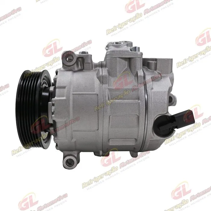 Compressor Modelo Denso 7SEU17C-ND1 Volkswagen Amarok Diesel - 12 Volts Polia 6pk 110mm OEM: 4471901350