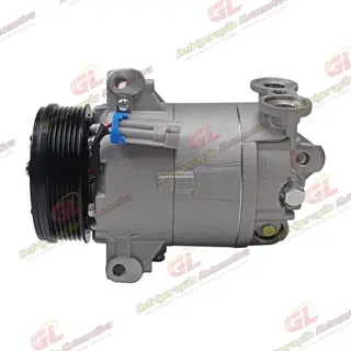 Compressor CVC 125cc Chevrolet S10 2000 Até 2011/ Blazer/ Troller 2.4/ 2.8 Gasolina / 2.8 Diesel 2000> - 12 Volts Polia 6pk 109mm OEM: 93381793/ 94763439/ 93298740