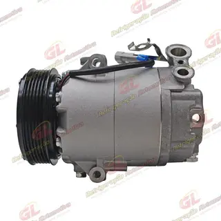 Compressor CVC 100cc R134a Chevrolet Corsa Classic/ Celta 2002 Até 2008 - 12 Volts Polia 6pk 110mm OEM: 93381741