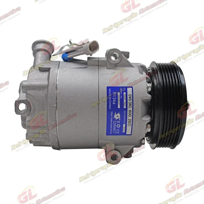 Compressor CVC 100cc R134a Chevrolet Corsa Classic/ Celta 2002 Até 2008 - 12 Volts Polia 6pk 110mm OEM: 93381741 — foto 5
