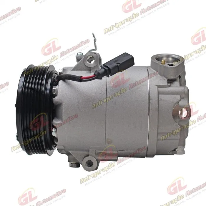 Compressor Volkswagen Fox/ Cross Fox/ Space Fox/ Polo 2004> - 12 Volts Polia 6pk 110mm