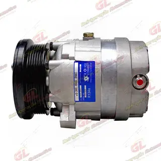 Compressor Modelo V5 Chevrolet Omega 3.0 6cc 1993 Até 1994 R12 - 12 Volts Polia 6pk 110mm OEM: 1135288