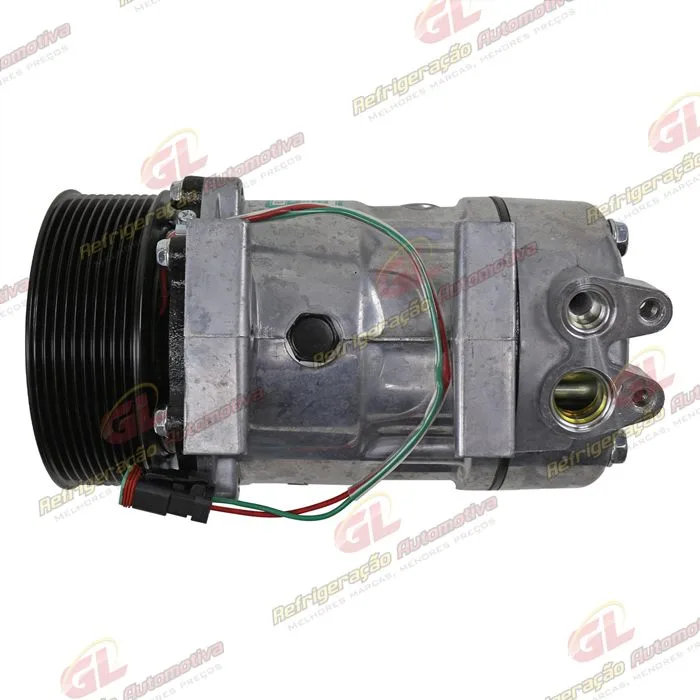 Compressor Modelo AA7H15AA 8275/ 8295 Caminhão Scania 2013> Série 5 PGR Magnético 2 Fios - 24 Volts Polia 10pk 120mm OEM: 1888032/ 1531196/ 0573125 — foto 6