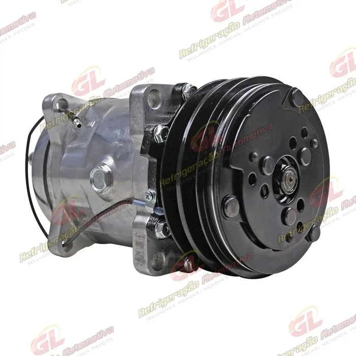 Compressor Modelo 5H14 8 Orelhas Saida Traseira - 12 Volts Polia 2A 130mm Universal R134a — foto 4