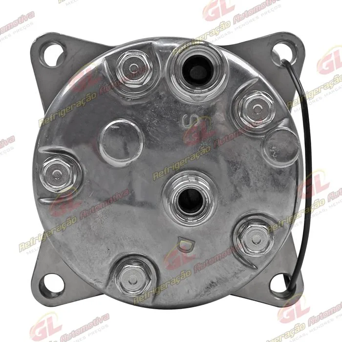 Compressor Modelo 5H14 8 Orelhas Saida Traseira - 24 Volts Polia 2A 130mm Universal R134a — foto 7