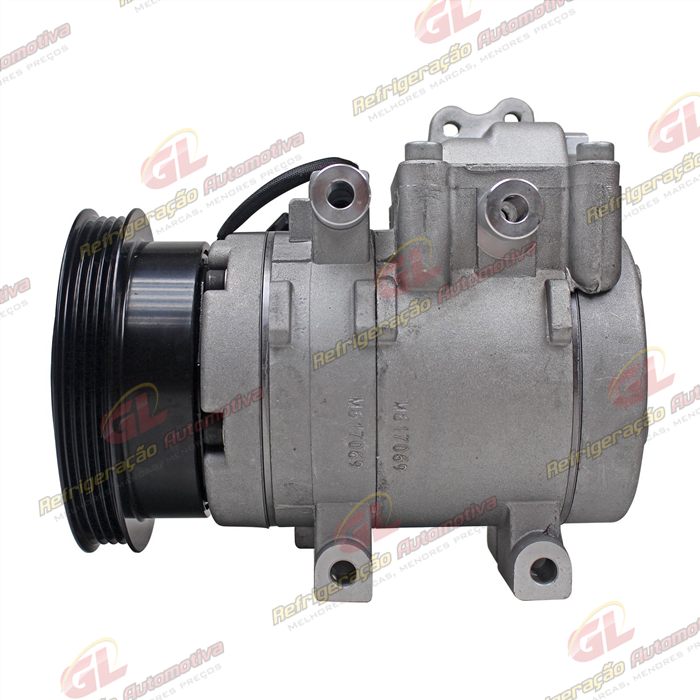 Compressor Modelo Halla HS15 Hyundai Tucson 2.0 - 12 Volts Polia 4pk 124mm