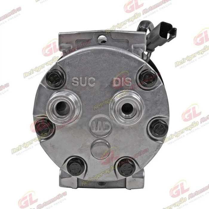 Compressor AB7H15AB U-4586/ 4768/ Máquina Colheitadeira Case 8800 2013</ 8810 2017> Motor Iveco/ New Holland T8 - 12 Volts Polia 10pk 153mm OEM: 5801558535/ 84279787 — foto 7