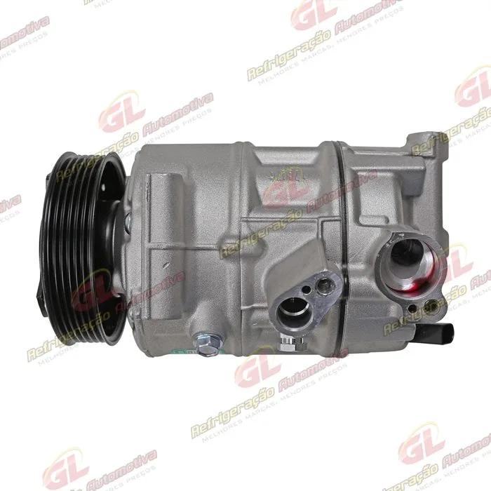 Compressor Volkswagen Jetta 2011>/ Passat/ Tiguan TSI Motor 2.0 Aspirado/ Audi A4/ Audi A3 Nova - Sentido Horário - 12 Volts Polia 6pk 112mm — foto 7